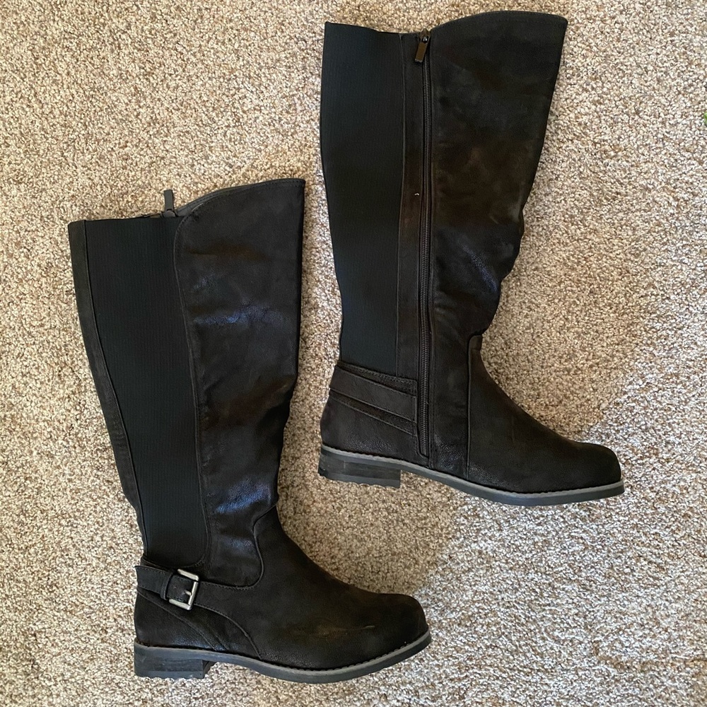 Torrid Black Wide Calf Riding Boot